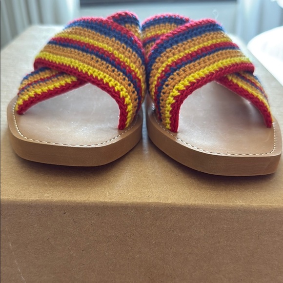 Chloe Women's Multicolor Crochet Sandals - Picture 5 of 6